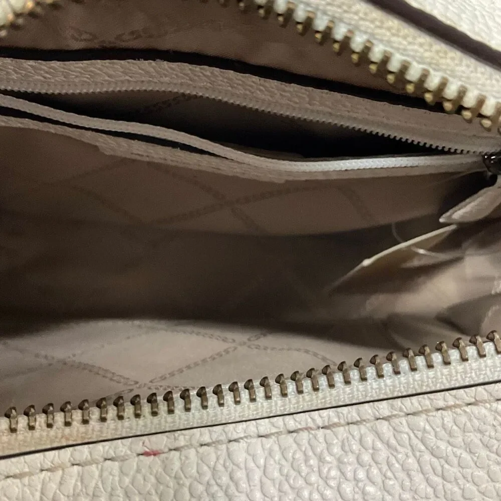 Michael Kors White Studded Crossbody Bag